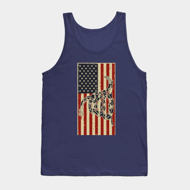 Don't Tread On Me Tank Top by Etopix